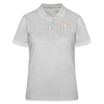 Volontaire - Polo Femme - gris chiné - Devant - Ailine (174cm)