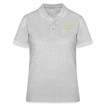 Best Cat Mama Ever - Women's Polo Shirt - heather grey - Front - Ailine (174cm)