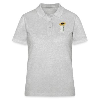 Meilleure maman chat de tous les temps - Polo Femme - gris chiné - Devant - Ailine (174cm)
