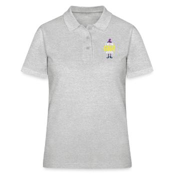 I'm the Gigi Witch - Women's Polo Shirt - heather grey - Front - Ailine (174cm)