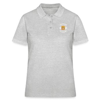 Du Bist Bun In A Million - Frauen Polo Shirt - Grau meliert - Vorne - Ailine (174cm)