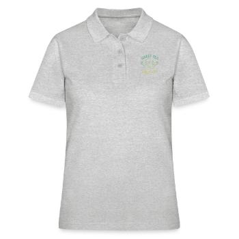 Sweet Tea Sweet Life - Women's Polo Shirt - heather grey - Front - Ailine (174cm)