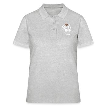 Voyage entre filles Nashville 2026 - Polo Femme - gris chiné - Devant - Ailine (174cm)