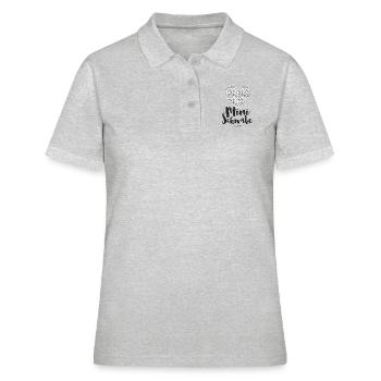 Mini Schwabe Dotties - Frauen Polo Shirt - Grau meliert - Vorne - Ailine (174cm)