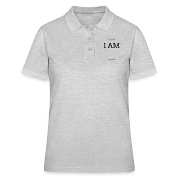 IF LOST RETURN TO... Duo - Frauen Polo Shirt - Grau meliert - Vorne - Ailine (174cm)
