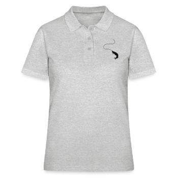 Hechte - Frauen Polo Shirt - Grau meliert - Vorne - Ailine (174cm)