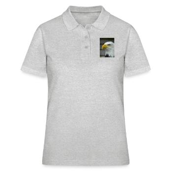 American Bald Eagle - Women's Polo Shirt - heather grey - Front - Ailine (174cm)