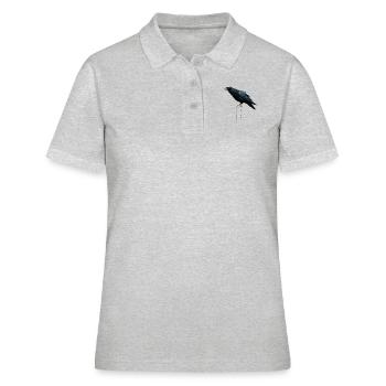 Rave - Polo Femme - gris chiné - Devant - Ailine (174cm)