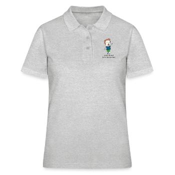 Small boss - Women's Polo Shirt - heather grey - Front - Ailine (174cm)