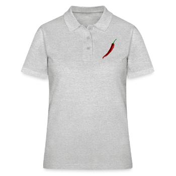 chili - Polo Femme - gris chiné - Devant - Ailine (174cm)