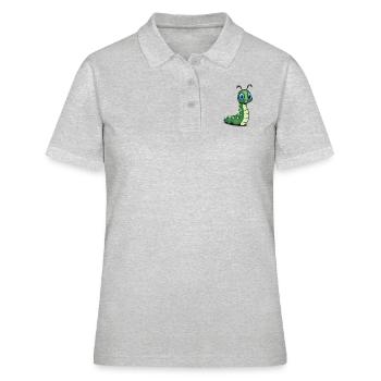 caterpillar sweet sweet child - Women's Polo Shirt - heather grey - Front - Ailine (174cm)