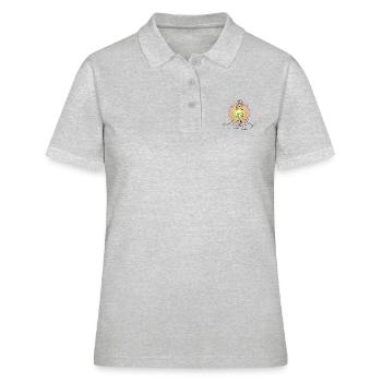 Réveillé - Polo Femme - gris chiné - Devant - Ailine (174cm)
