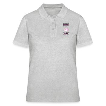 People should stop expecting normal from me - Frauen Polo Shirt - Grau meliert - Vorne - Ailine (174cm)