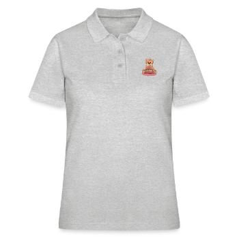 bear spaghetti noodles Italy - Women's Polo Shirt - heather grey - Front - Ailine (174cm)