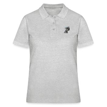 philosophie - Polo Femme - gris chiné - Devant - Ailine (174cm)