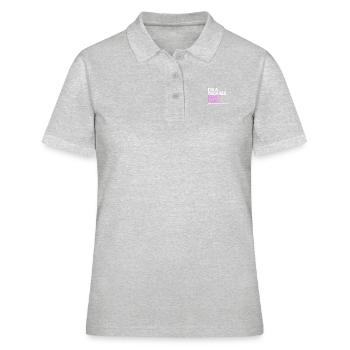 Teacher's Life - Frauen Polo Shirt - Grau meliert - Vorne - Ailine (174cm)