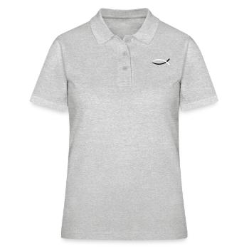 ichtus - Polo Femme - gris chiné - Devant - Ailine (174cm)