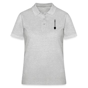 Toilette WC - Polo Femme - gris chiné - Devant - Ailine (174cm)