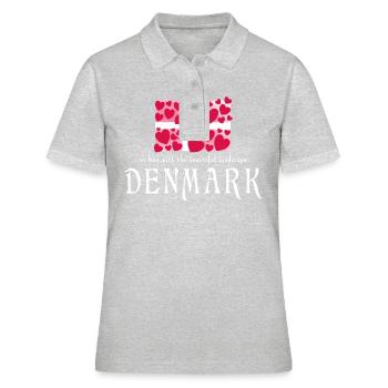 Danemark Dänemark Danemark - Polo Femme - gris chiné - Devant - Ailine (174cm)