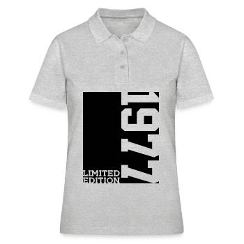 LIMITED EDITION 1977 49TH BIRTHDAY - Women's Polo Shirt - heather grey - Front - Ailine (174cm)