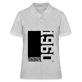 LIMITED EDITION 1960 66TH BIRTHDAY - Women's Polo Shirt - heather grey - Front - Ailine (174cm)
