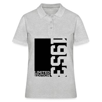 LIMITED EDITION 1953 73RD BIRTHDAY - Women's Polo Shirt - heather grey - Front - Ailine (174cm)