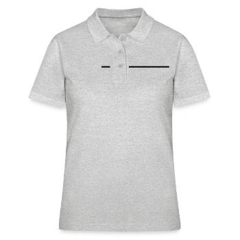 gangster - Women's Polo Shirt - heather grey - Front - Ailine (174cm)