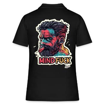 Dur à cuire Mind Fuck - Polo Femme - noir - Dos - Ailine (174cm)