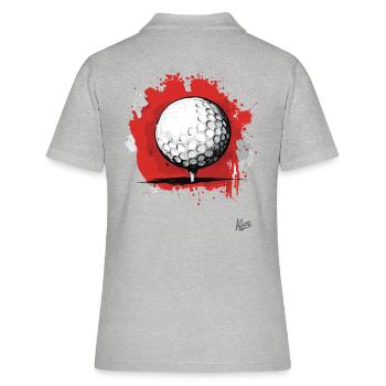 Balle de golf Golf - Polo Femme - gris chiné - Dos - Ailine (174cm)
