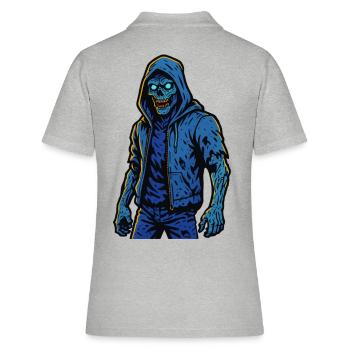 Urban Decay – Future Zombie Warrior - Women's Polo Shirt - heather grey - Back - Ailine (174cm)