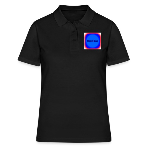 Blue and red logo - Women's Polo Shirt