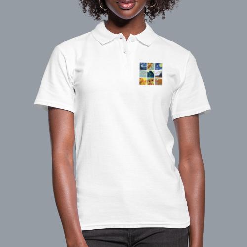 VAN GOGH COLLAGE - Camiseta polo mujer