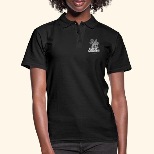 Gin T-Shirt Support Gindering - Frauen Polo Shirt