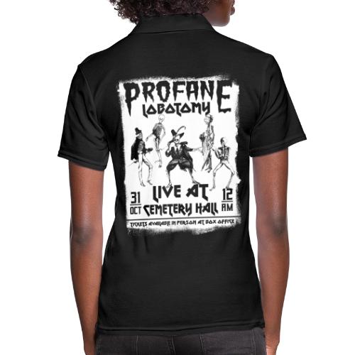Profane Lobotomy Death Metal Concert Poster - Frauen Polo Shirt