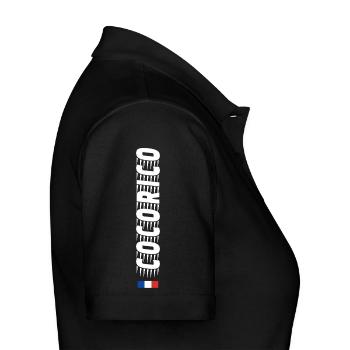 Cocorico Speed  - Polo Femme - noir - Droite - Anna (173cm)