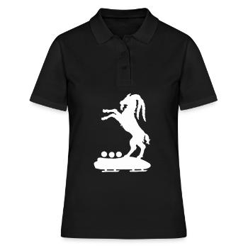 Bock auf Bob - Frauen Polo Shirt - Schwarz - Vorne - Ailine (174cm)