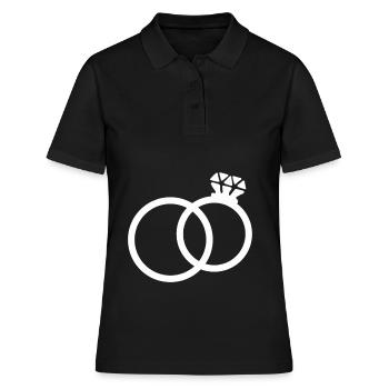 Mariage Mariage Mariage mariage - Polo Femme - noir - Devant - Ailine (174cm)