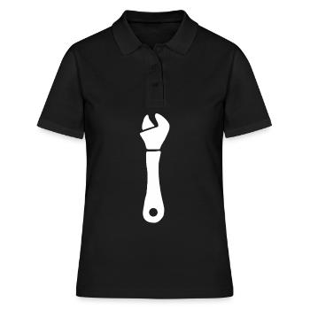 Outils de clé à molette - Polo Femme - noir - Devant - Ailine (174cm)