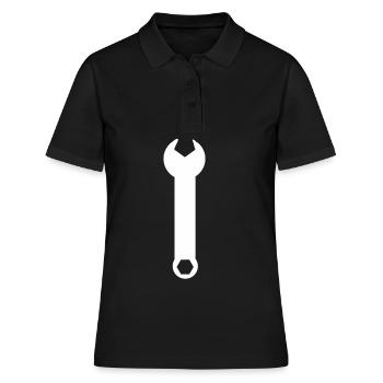 Clé outils outil bricoleur - Polo Femme - noir - Devant - Ailine (174cm)