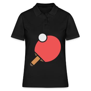 Tennis de table raquettes de tennis de table balle de tennis de table - Polo Femme - noir - Devant - Ailine (174cm)