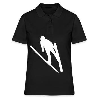 Saut à ski ski ski volant saut à ski sport d'hiver - Polo Femme - noir - Devant - Ailine (174cm)