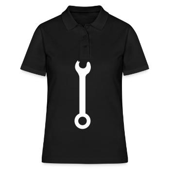 Outil d'artisanat clé artisanale - Polo Femme - noir - Devant - Ailine (174cm)