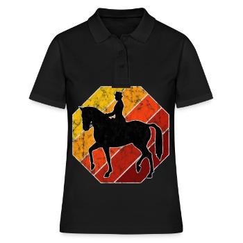 Dressage Équitation Cavaliers de dressage Équitation Équitation - Polo Femme - noir - Devant - Ailine (174cm)