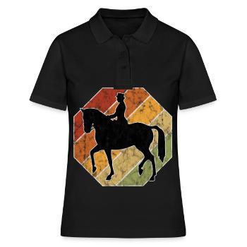 Dressage Équitation Cavaliers de dressage Équitation Équitation - Polo Femme - noir - Devant - Ailine (174cm)