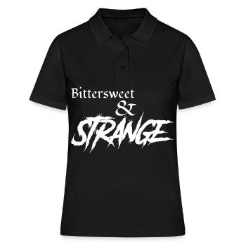 Goth Lolita doux-amer et étrange - Polo Femme - noir - Devant - Ailine (174cm)