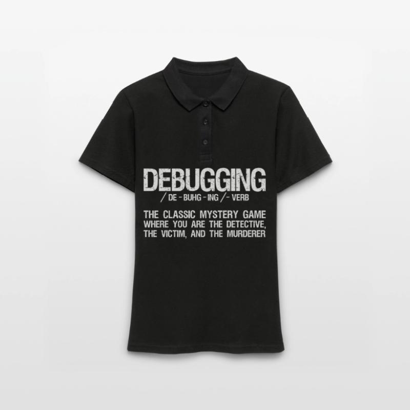 Computer Scientist Coding - Debugging Programming Women's Polo Shirt