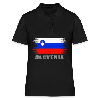 Slovénie - Polo Femme - noir - Devant - Ailine (174cm)