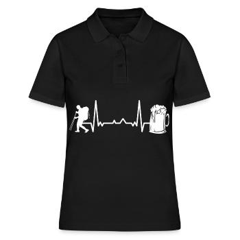 Randonneurs de trekking randonneurs - Polo Femme - noir - Devant - Ailine (174cm)