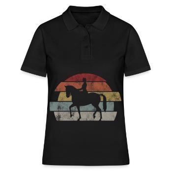 Dressage Dressage Dressage Dressage Cavalier Équitation - Polo Femme - noir - Devant - Ailine (174cm)