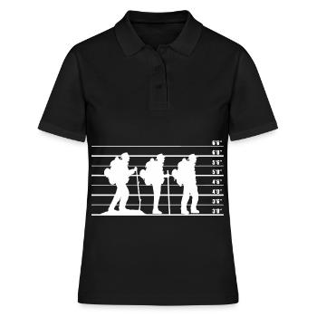 HIkers - - Women's Polo Shirt - black - Front - Ailine (174cm)